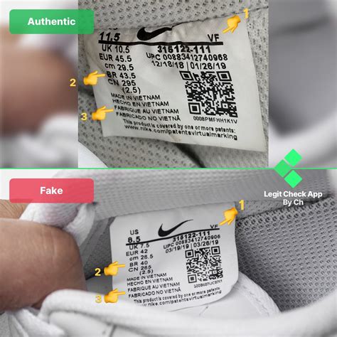 how can you tell if a nike is fake|where are real nikes made.